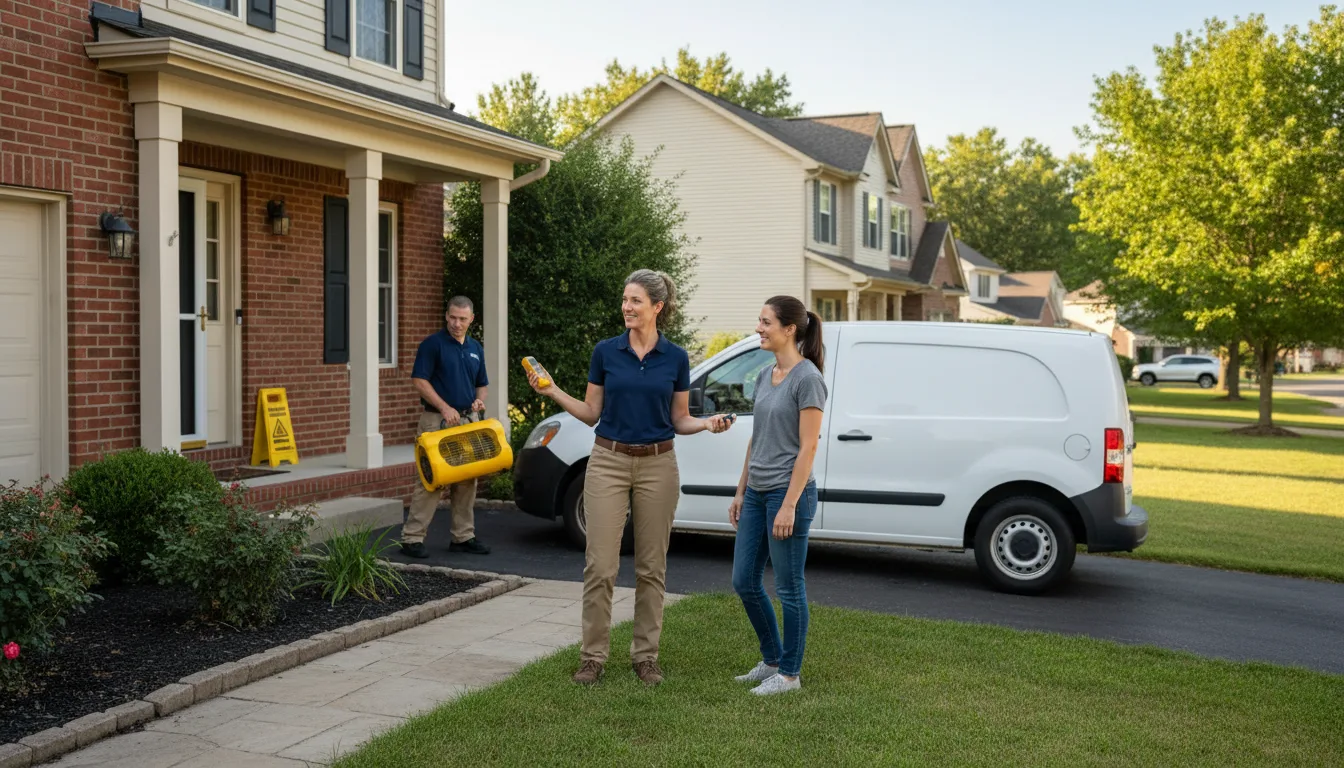 Water restoration image for Fire And Smoke Damage Restoration in Peck, MI